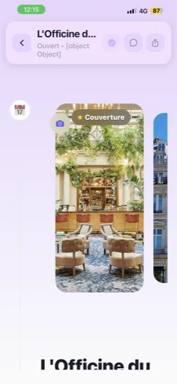 Fiche détaillée d'un lieu